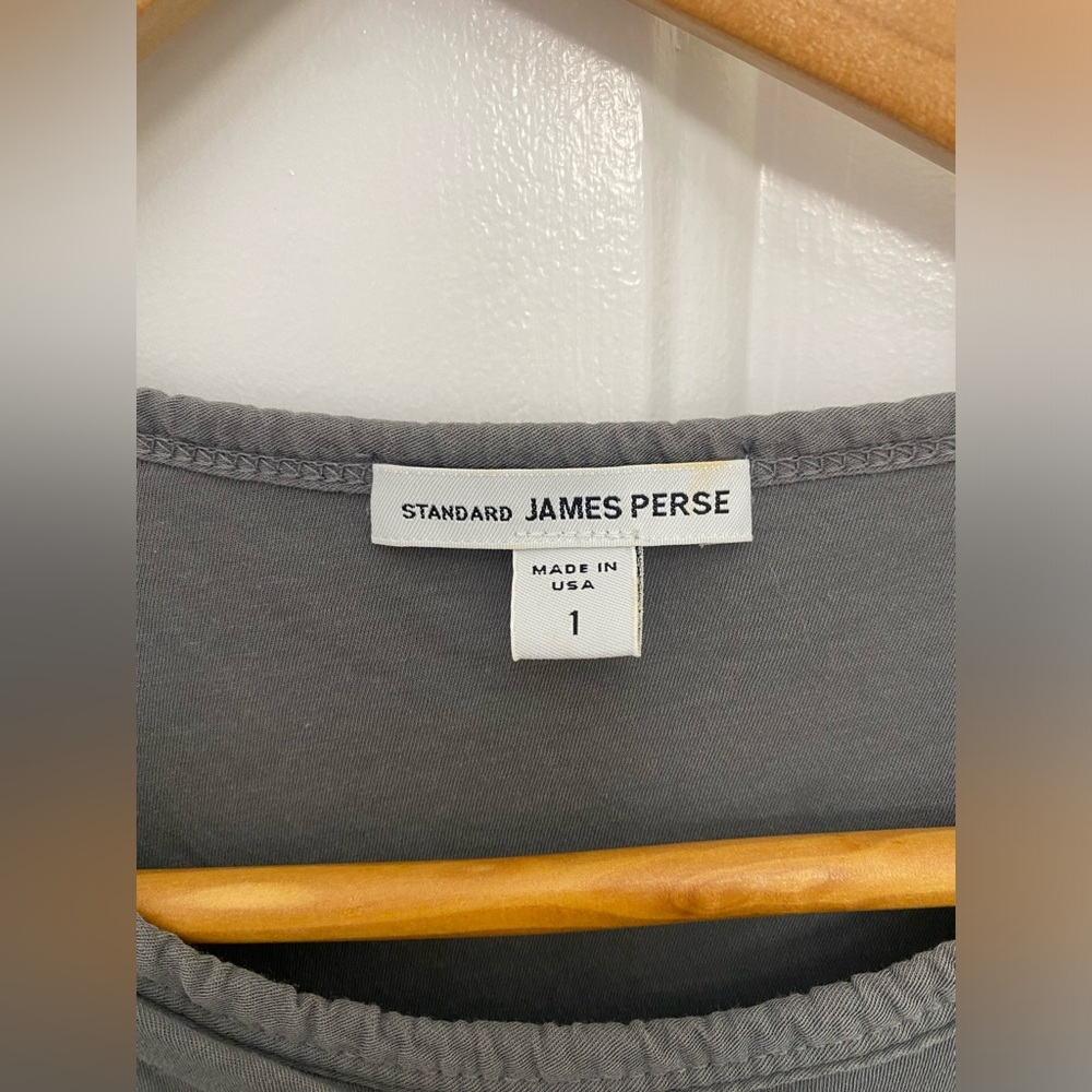 Women’s Standard James Perse Gray Draped Sleeveless Tank Dress Size Small - Picture 2 of 7